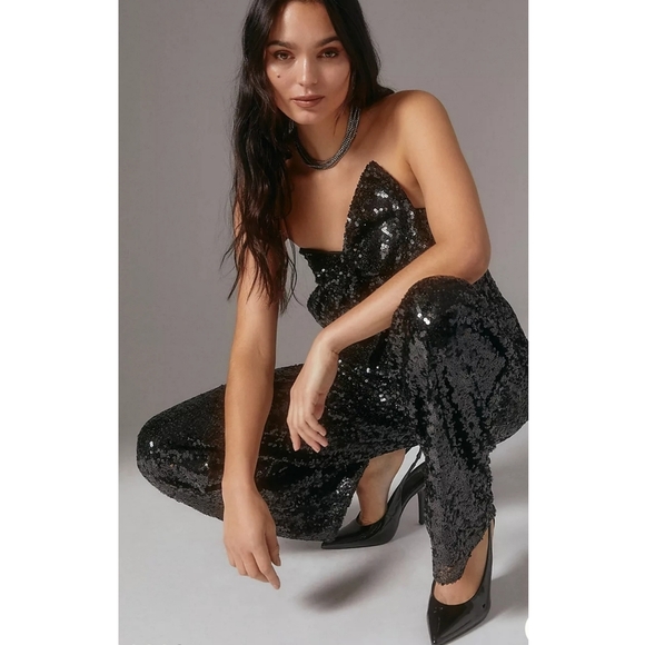 7. Anthropologie Hutch Bow Jumpsuit - Picture 5 of 9